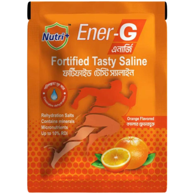 Ener-G Fortified Tasty Saline (20pcs Box, 09gm/each) Orange Flavored image