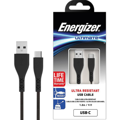 Energizer USB Type C 2.4A Cable 1.2M image