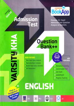 Lecture Book App Admission Test Questionbank Plus Plus - Versity KHA English image