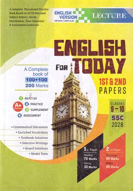 English For Today 1st And 2nd Papers Class 9-10 English Version - SSC 2028