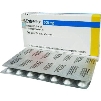 Entresto 100mg Tablet 14's Strip image