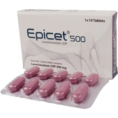 Epicet 500 mg Tablet 10's Pack image