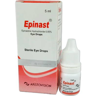 Epinast Zero Point Zero Five Percent Ophthalmic Solution 5 ml Drop image