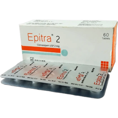 Epitra 2 mg Tablet 10's strip image