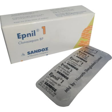 Epnil 0.5 mg Tablet 10's Strip image