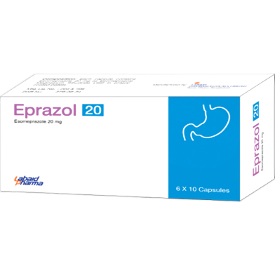 Eprazol 20 mg Tablet-10's Strip image