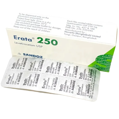 Erata 250 mg Tablet 10's strip image