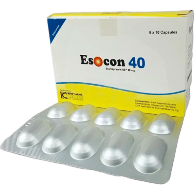 Esocon 40 Mg Capsule 10's Strip image