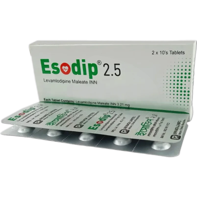 Esodip 2.5 mg Tablet 10's Strip image