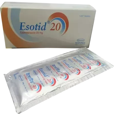 Esotid 20 mg Tablet 10 Pcs image