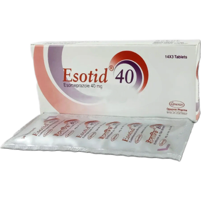 Esotid 40 Mg Tablet 14's Strip image