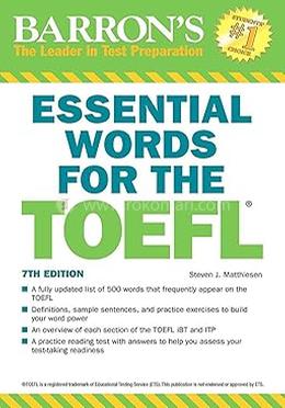 Essential words for TOEFL : 7th Edition