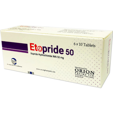 Etopride 50 mg Tablet 10's Strip image