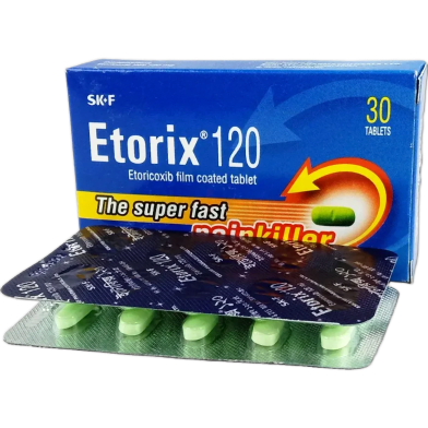 Etorix 120 mg Tablet 10's strip image