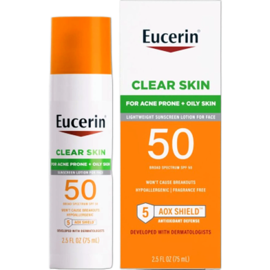 Eucerin Clear Skin For Acne Prone Oily Skin SPF 50 75ml image