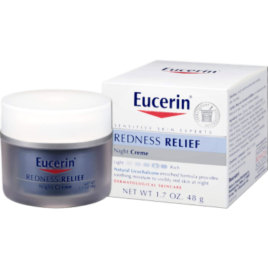 Eucerin Redness Relief Night Cream 48 gm image