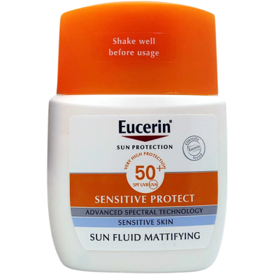 Eucerin Sensitive Protect Sun Fluid Mattifying SPF50 Plus - 50ml image
