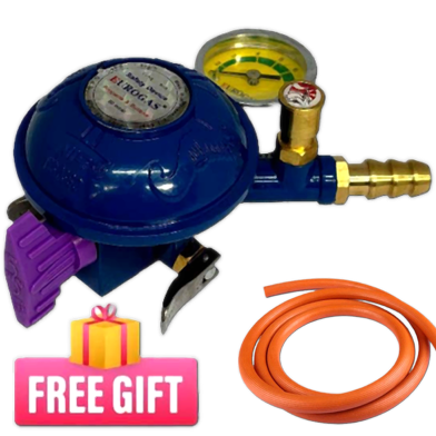 Eurogas Gas Safety Device with 6Ft Eurogas Safety Pipe – Complete Gas Protection Set image