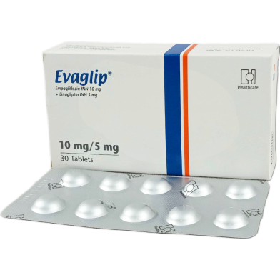 Evaglip 10 Mg, 5 Mg Tablet 10's Strip image