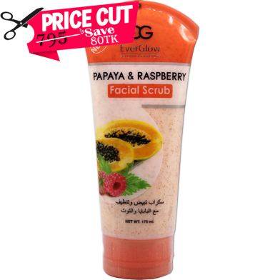 Everglow Papaya With Raspberry Facial Scrub 175ml image