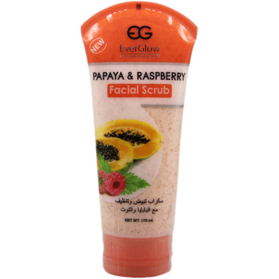 Everglow Papaya With Raspberry Facial Scrub 175ml image