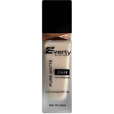 Everly 24h Pure Matte Full Coverage Liquid Foundation (Golden) image