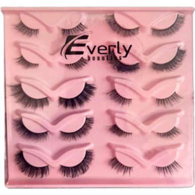 Everly Beauties 10Pair Mixed False Eyelash image