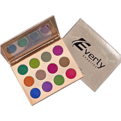 Everly Beauties 12 Colors Multichrome Eyeshadow Palette image