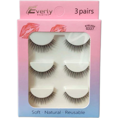 Everly Beauties 3Pair Series False Eyelash - G337 image