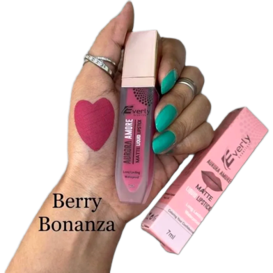 Everly Beauties Aurora Matte Liquid Lipstick - Berry Bonanza image