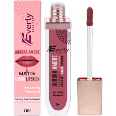 Everly Beauties Aurora Matte Liquid Lipstick - Wine Wisper image