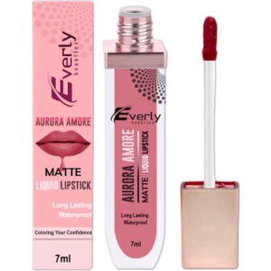 Everly Beauties Aurora Matte Liquid Lipstick - Pearly Petal image