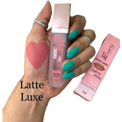Everly Beauties Aurora Matte Liquid Lipstick - Latte Luxe image