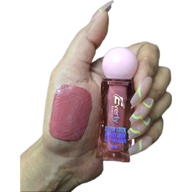 Everly Beauties Glow Lock Intense Shine Lip Gloss - Mocha Shine image