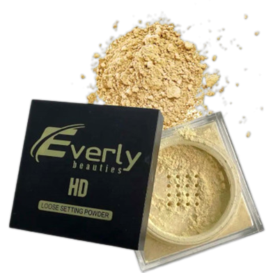 Everly Beauties HD Loose Setting Powder - Natural image