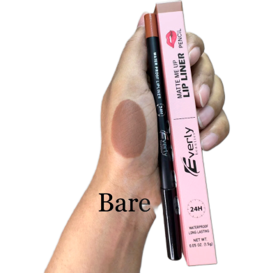 Everly Beauties Matte Makeup Waterproof Lip Liner - Bare image