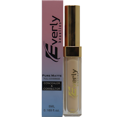 Everly Beauties Pure Matte Full Coverage Concealer and Corrector (Pure Beige) image
