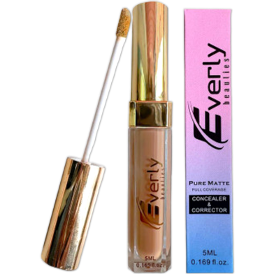 Everly Beauties Pure Matte Full Coverage Concealer And Corrector - Deep Bronze image