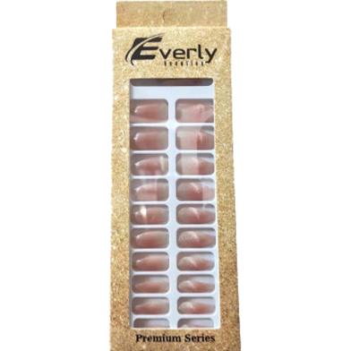 Everly Natural Fake Nails 24pcs - H203 image