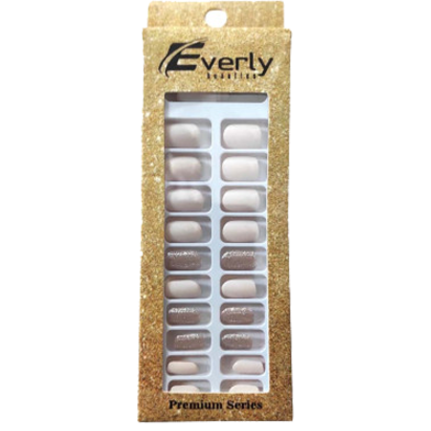 Everly Natural Fake Nails 24pcs - H204 image