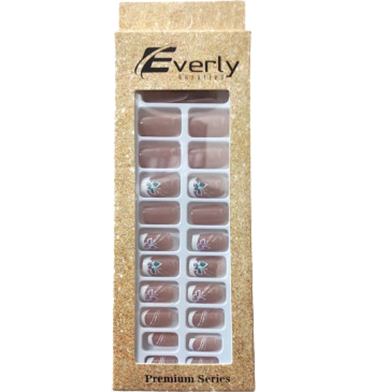 Everly Natural Fake Nails 24pcs - H206 image