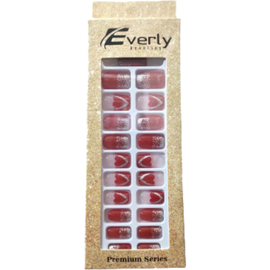 Everly Natural Fake Nails 24pcs - H207 image