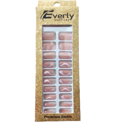 Everly Natural Fake Nails 24pcs - H209 image