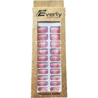 Everly Natural Fake Nails 24pcs - H210 image