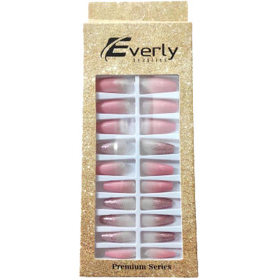 Everly Natural Fake Nails 24pcs - L103 image