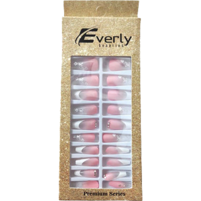 Everly Natural Fake Nails 24pcs - L107 image