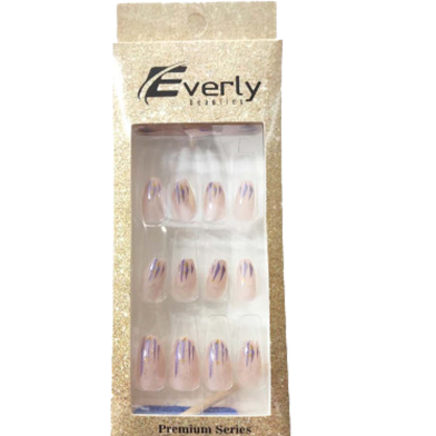 Everly Natural Fake Nails 24pcs - L109 image
