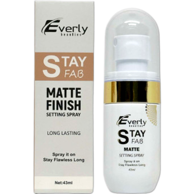 Everly Stay Fab Long Lasting Matte Finish Setting Spray 43ml image
