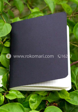 Everyday Graphic Graph-Grid Texture Black Notebook image