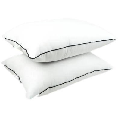 Exclusive Fiber Head Pillow High Loft White 16x22 Inch image